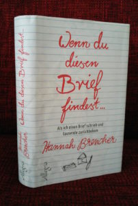 Wenn du diesen Brief findest - von Hannah Brecher